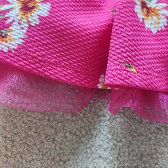 🌸 Knitworks Girls Pink Floral Dress – Size 12 – Elegant & Sweet! - Picture 5 of 9